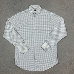 Peter Millar Summer Comfort Men's Medium Plaid Button Down Shirt